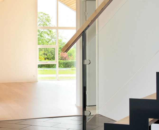 Villa med indskudt etage